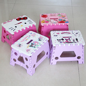 卡通折叠凳子便携式 户外便携加厚小板凳成人儿童火车凳塑料脚踏凳