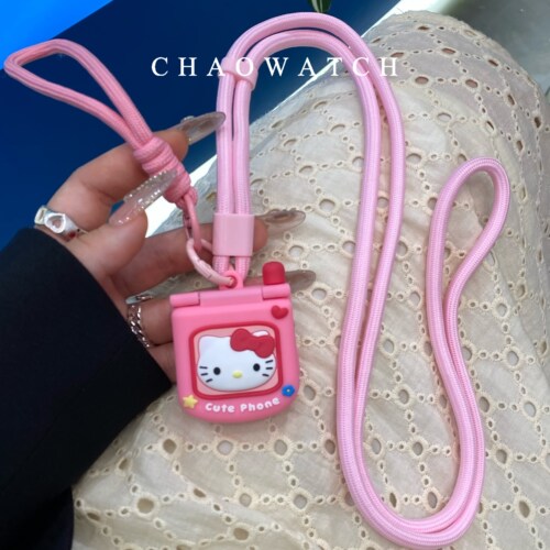 kitty猫手机挂绳式适用于苹果手表s11保护壳iwatchs9876s10代se女