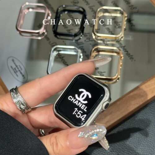 亮面铝合金适用于苹果手表s11保护壳apple男女款iwatchs10987代
