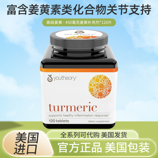 美国姜黄素Youtheory Turmeric 姜黄素胶囊 120片