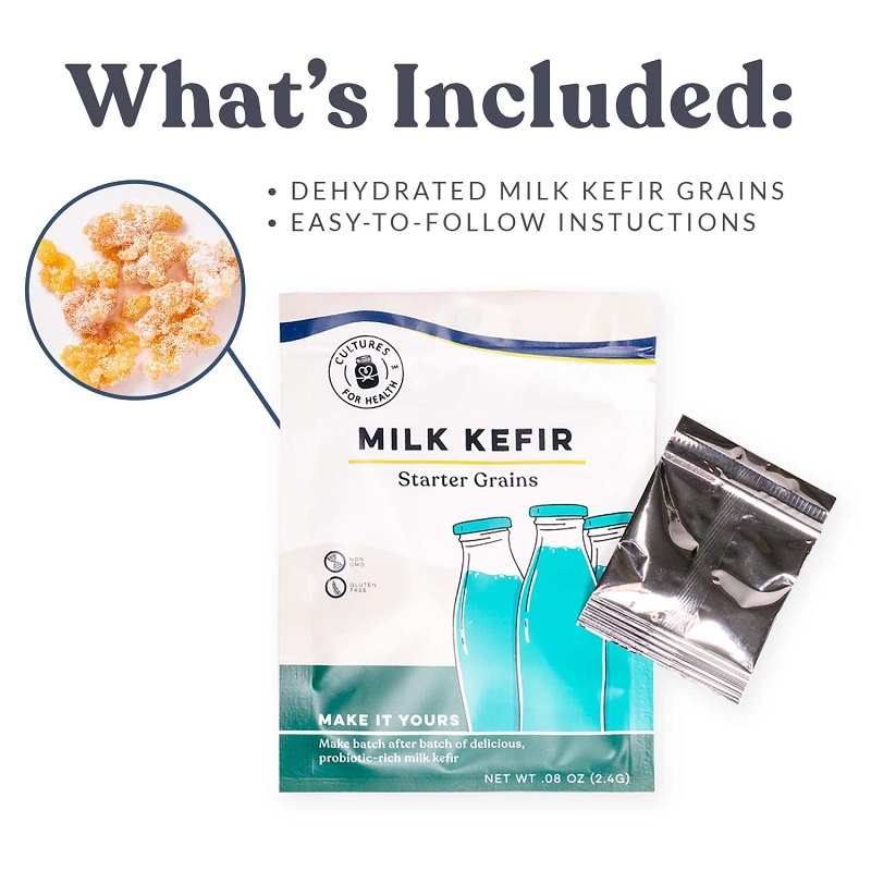 现货美国Cultures for Health Milk kefir奶开菲尔冲泡益生菌 保健食品/膳食营养补充食品 益生菌 原图主图