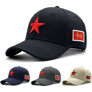 男士帽子2025新款高端品牌大头围男女五角星鸭舌帽痞帅男款棒球帽