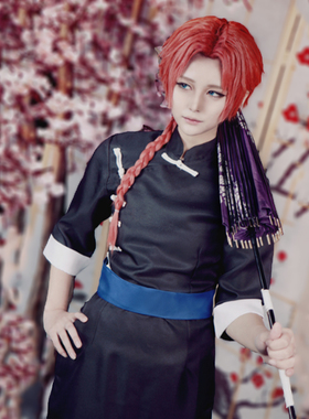 动漫银魂尼桑夜兔神威cos服练功服cosplay衣服cosply服装 男全套