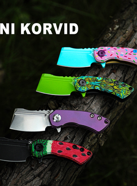 长衫器节Ins爆款小斧头 美国设计师款KOCH TOOLS甜甜圈折刀口袋刀