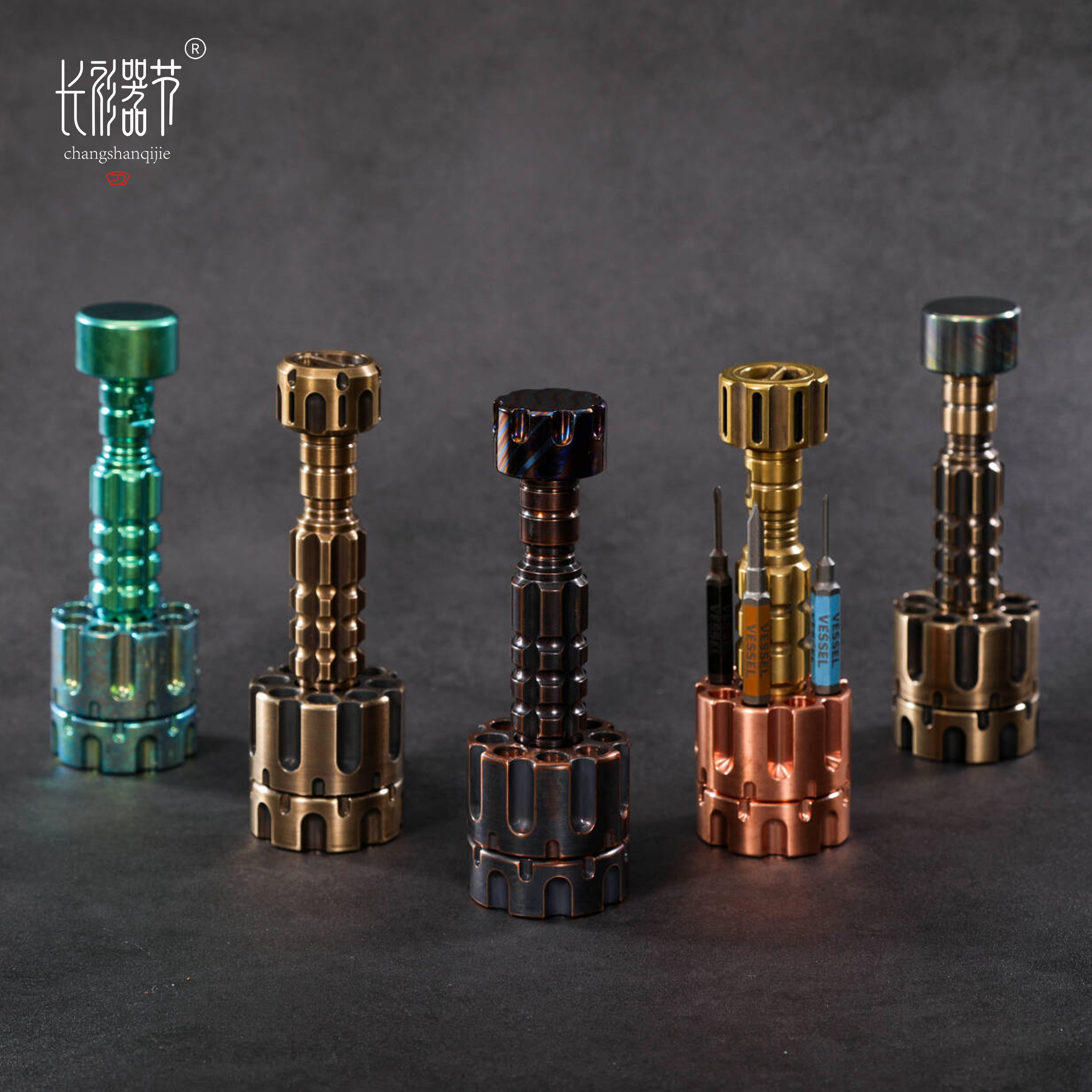 陀螺战术螺丝刀EDC多功能工具
