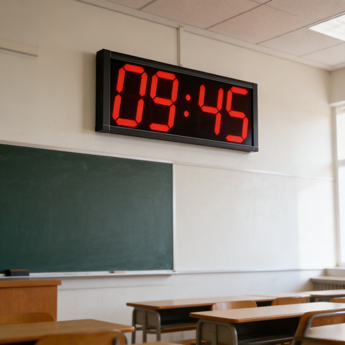 铝合金GPS卫星同步时钟学校
