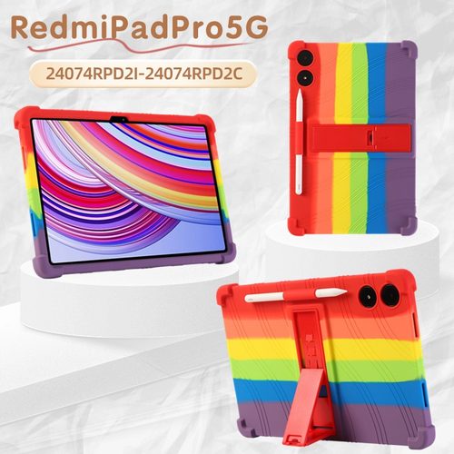 适用RedmiPad Pro 5G保护套12.1英寸24074RPD2G红米平板Padpro外壳小米POCO Pad保护壳24074RPD2C/24074RPD2I