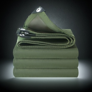 帆布遮阳布防雨布防水布油布货车篷布防晒布料加厚涂塑耐磨雨棚布