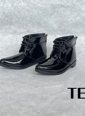 【TE BJD】4分3分叔叔尖头高帮皮鞋 亮皮西装鞋子 BJD娃娃鞋子