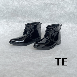 【TE BJD】4分3分叔叔尖头高帮皮鞋 亮皮西装鞋子 BJD娃娃鞋子