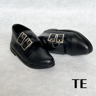 【TE BJD】SD17大叔ID75壮叔 方头双扣西装皮鞋 BJD娃娃正装鞋子