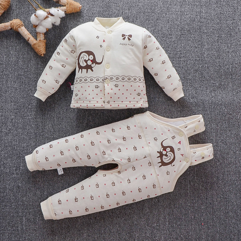 baby cotton-padded clothes rompers suit Autumn and winter keep warm men and women baby cotton-padded jacket Two piece set child clothes pure cottonin the Children/Baby/Family fitted , Cotton-padded jacket/Padded  category - from Buy2taobao.com to provide professional Taobao agent buy service