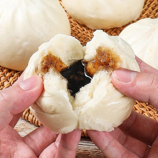 红糖馒头猪油糖包子特色白水洋板油馒头早餐速食半成品食品