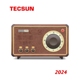 TECSUN 德生 2024木壳高保真音响级调频收音机蓝牙音箱播放器