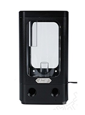 IceMan Cooler 新款D5玻璃水箱 DX5 幻彩灯效 D5水箱  黑色 水冷