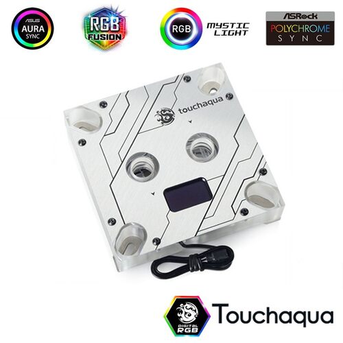 BPTA温度数显CPU水冷头屏幕