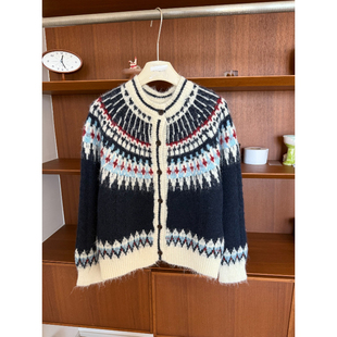 【卷卷家】厚款针织法式毛衣女装时髦