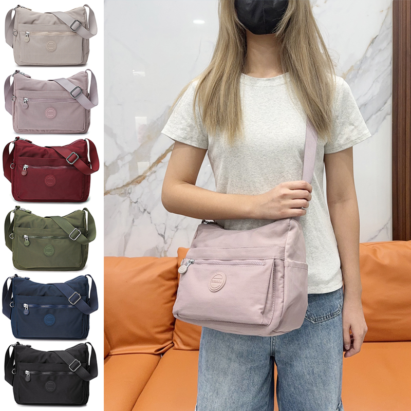 Gudika防泼水多口袋大容量斜挎包