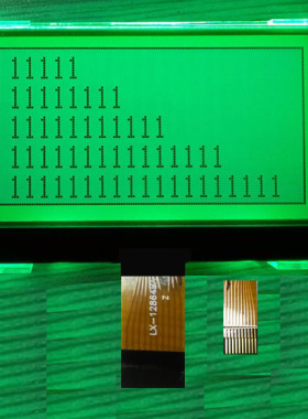 LX-12864BA-1 绿屏 COG LCD 液晶 显示屏 点阵显示屏 力先电子