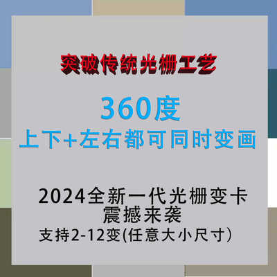 三维立体定制光栅3d变换卡片