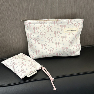 小清新结包零钱包布艺内胆包卫生巾小包方包手拿袋