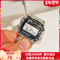 f91wA168卡西欧手表小方块复古电子男表casio小银块方表A158W