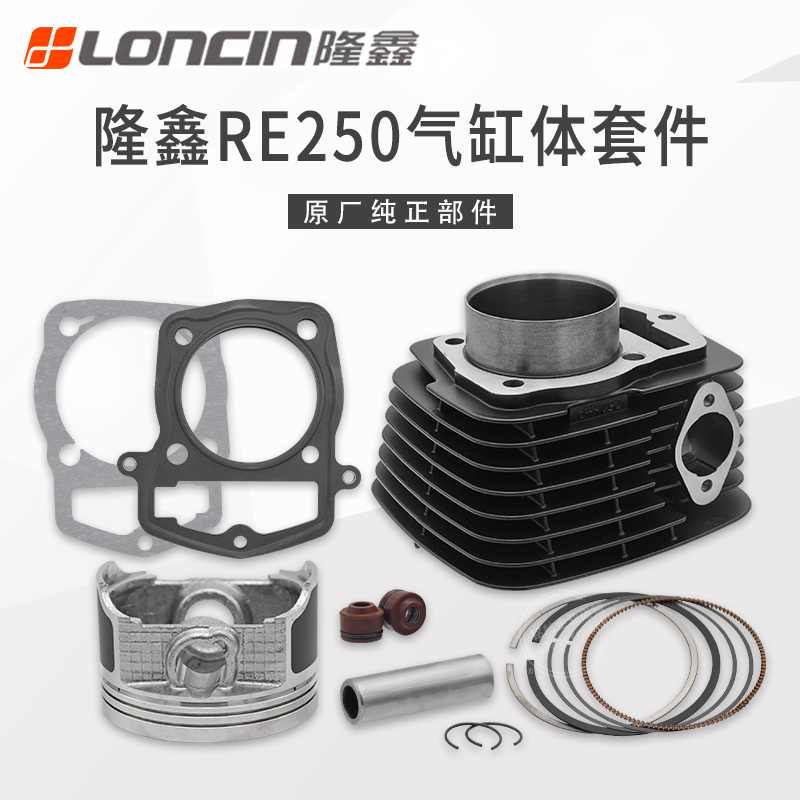 隆鑫RE250发动机原装套缸总成