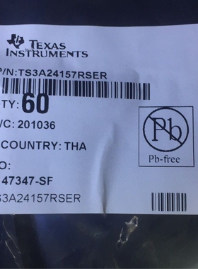 TS3A24157RSER 全新正品原装 0.65Ω 双路 SPDT 模拟开关、双通道