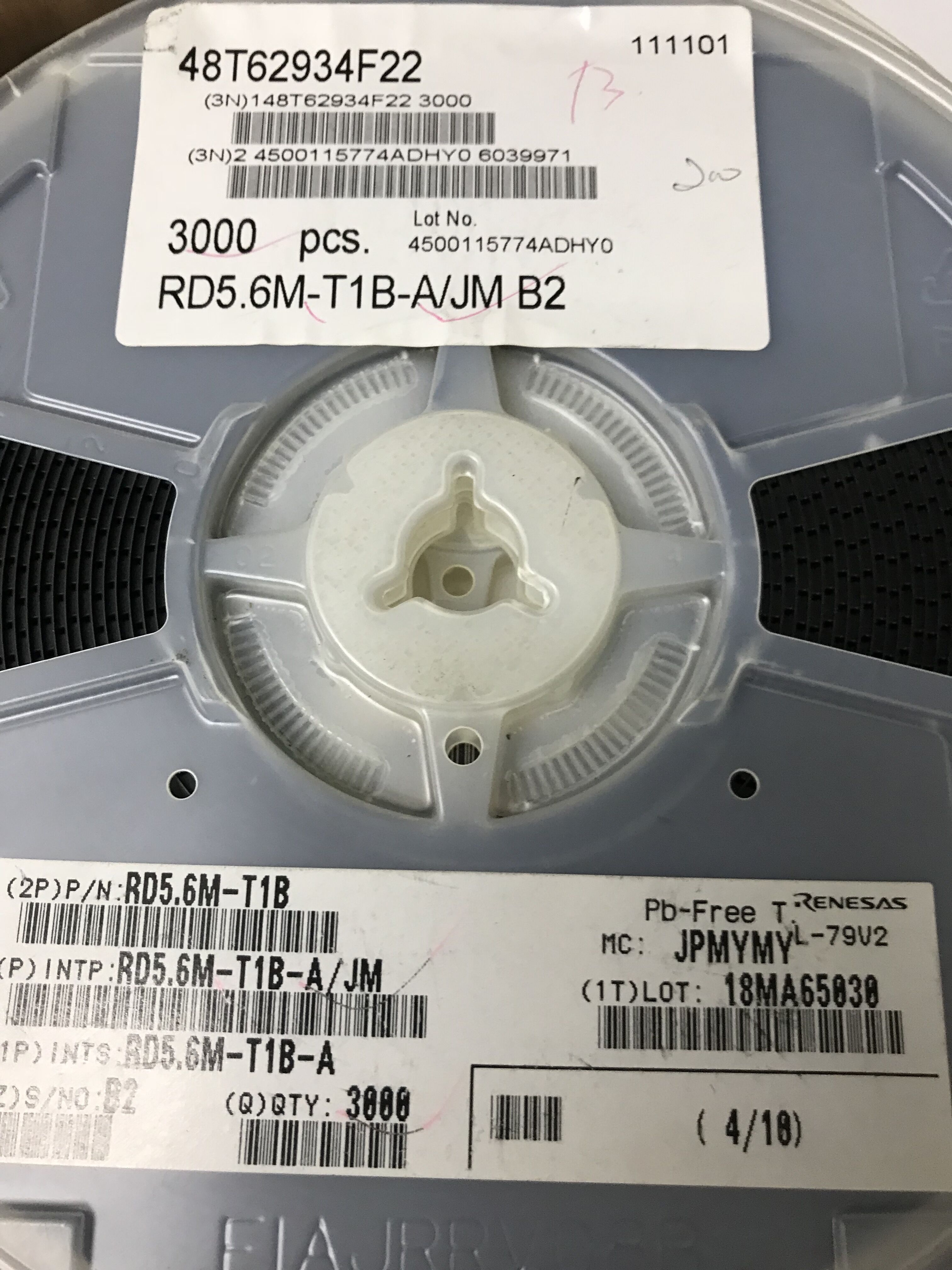 RD5.6M-T1B全新正品原装打包销售每购买1件=3000PCS