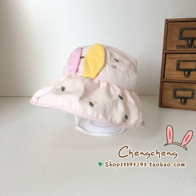 儿童大檐2-3-5女孩太阳帽