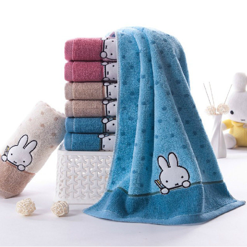 正品金号毛巾 纯棉柔软提缎面巾MF1029纯棉卡通毛巾绣花小兔|ruв категории начало ежедневно, полотенце/полотенце/халат, полотенце/полотенце - от Buy2taobao.com для оказания профессиональной услуги покупки агента Taobao