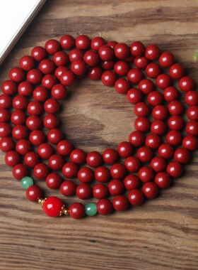 花蕊夫人中药合香珠多圈手串玫瑰花草本泥珠古法手链冷凝手持念珠