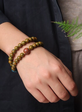 七彩敦煌双圈手串非遗古法