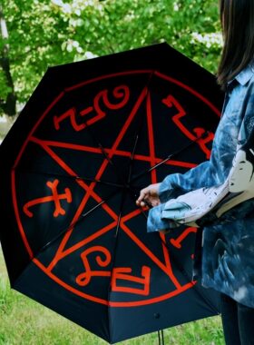 邪恶力量supernatural周边恶魔陷阱遮阳伞晴雨两用伞
