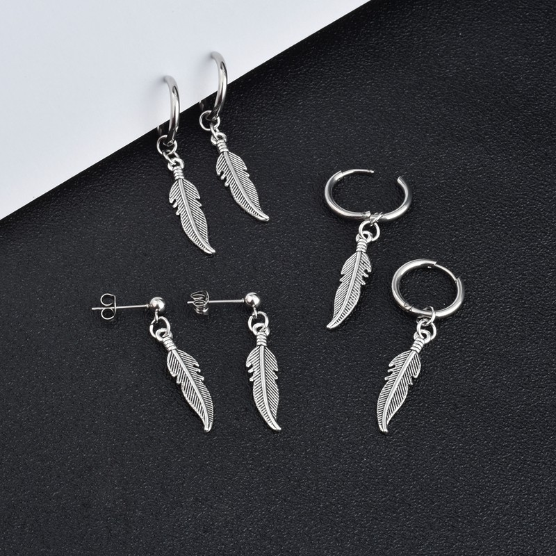 明星个性同款羽毛耳钉潮流男士耳环抖音网红无耳洞耳夹女生耳饰,饰品/流行首饰/时尚饰品新,耳夹,淘宝优惠券,粉丝福利购,淘宝优惠卷