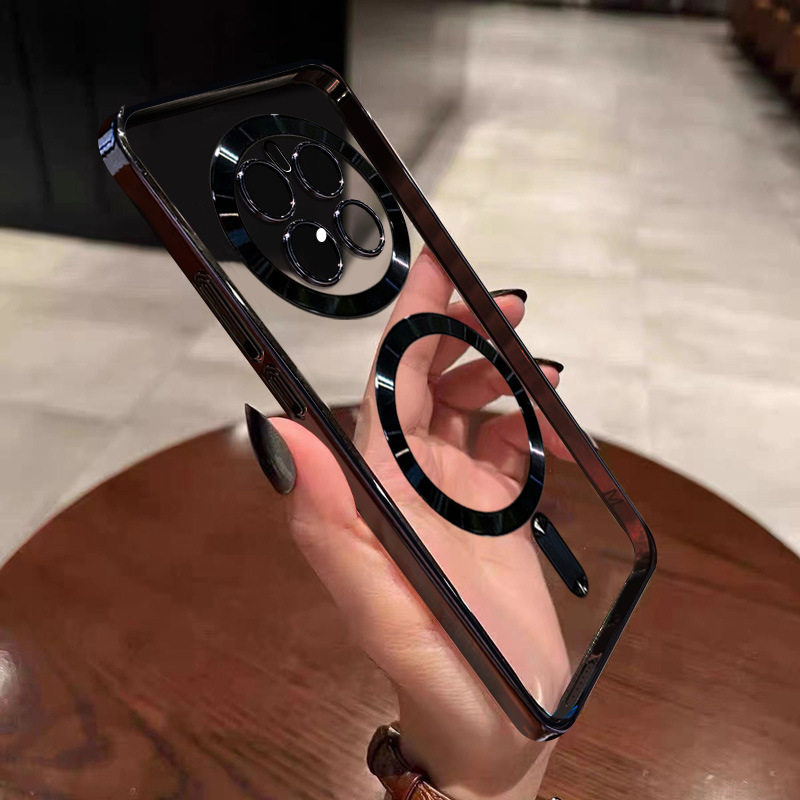 适用华为Pura80磁吸手机壳电镀tpu透明Mate70Pro全包充电防摔软壳,个性定制/设计服务/DIY,手机壳/保护套定制,淘宝优惠券,粉丝福利购,淘宝优惠卷