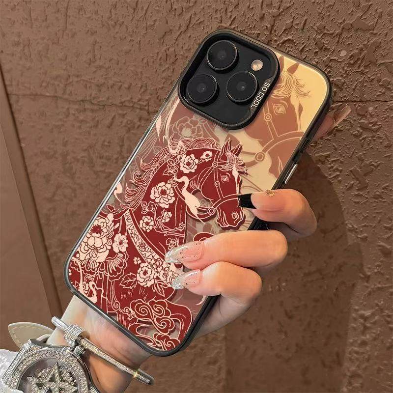 剪纸飞马适用苹果17手机壳iphone16promax新款15pro/14/13/12马年,个性定制/设计服务/DIY,手机壳/保护套定制,淘宝优惠券,粉丝福利购,淘宝优惠卷