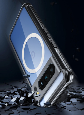 适用谷歌Pixel8Pro手机壳运动透明三防密封防摔防尘手机套全包