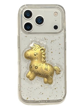 金箔马上有钱适用小米17手机壳15/13套civi5pro红米K80软note15/9