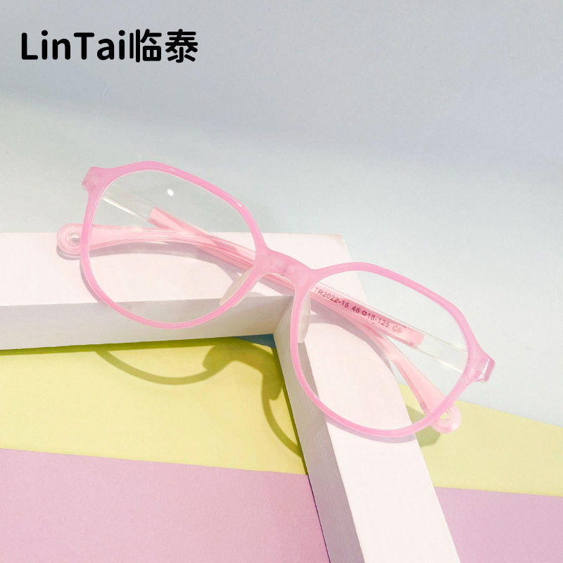 儿童镜2022-15新款韩版学生专业配近视镜框 防滑可调节防蓝光眼镜