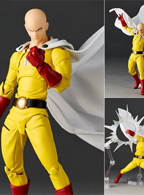 惊奇山口 一拳超人 埼玉老师 带特典6寸1/12超可动手办模型玩具