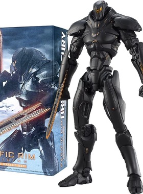 环太平洋2合金发光复仇流浪者狂怒黑曜石机甲模型超可动手办玩具