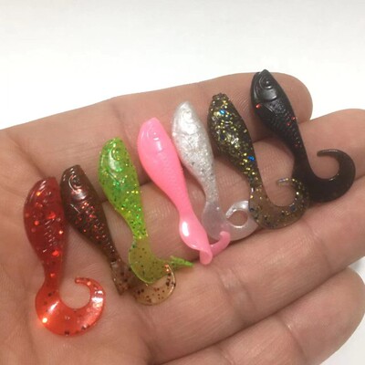 鱼卷尾软虫路亚饵根钓黑头