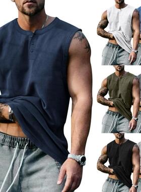 Summer Vest Gym Clothing Sport Tank Top Men Basketball Sleev