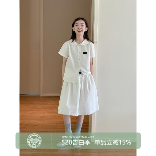 【miu系学院风】初中生短袖套装