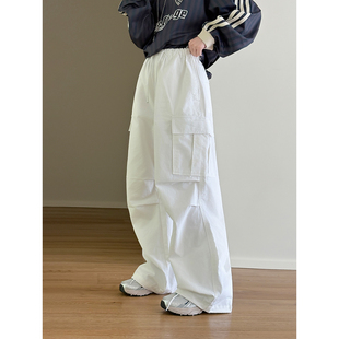 刷街日常 长裤 青少年2025秋装 初中生简约工装 新款 女大童休闲裤