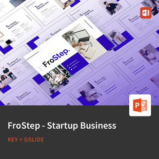 【PPT-1031】FroStep欧美商务科技商业计划企业简介PPT模板