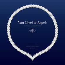 100页梵克雅宝珠宝ppt模板VanCleef&Arpels首饰钻石宝石项链戒指