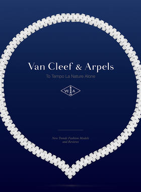 100页梵克雅宝珠宝ppt模板VanCleef&Arpels首饰钻石宝石项链戒指