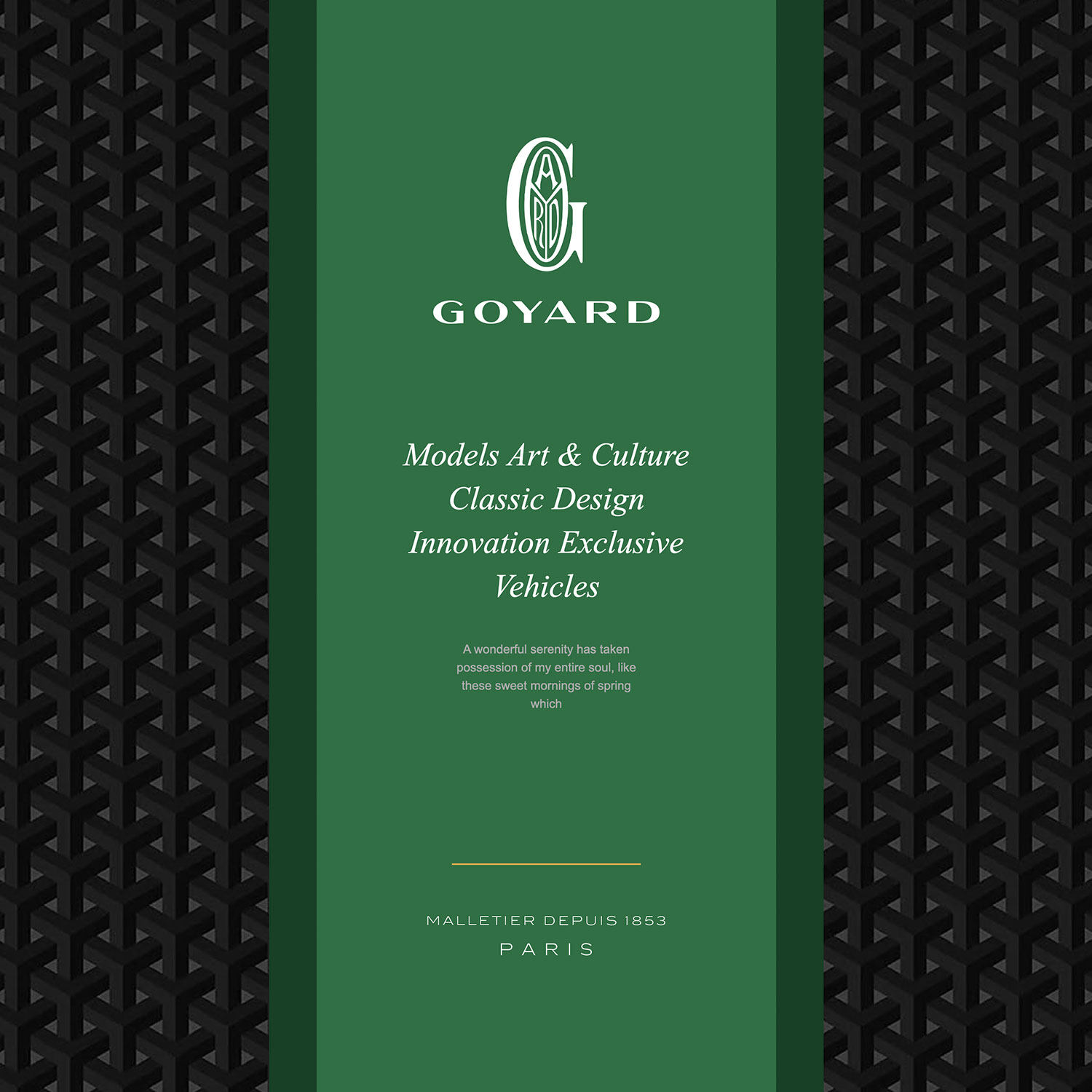 高雅德keynote模板100页箱包goyard keynote 100 slides